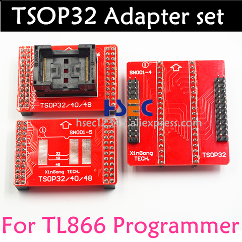 Adaptador de base TSOP32 para minipro TL866CS TL866A y Xgecu TL866ii plus tl866, programador universal USB TSOP40 TSOP48 SOP44 ► Foto 1/6