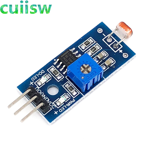 Módulo de Sensor fotosensible para arduino, Kit de detección de luz sensible óptica LM393, Electrónica Inteligente, 3 pines, 5 uds. ► Foto 1/5