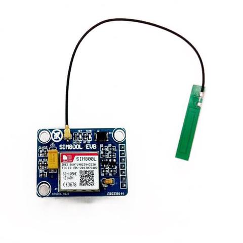 Módulo SIM800L GPRS GSM con antena de PCB, tarjeta SIM, Quad band, MCU, Arduino ► Foto 1/2