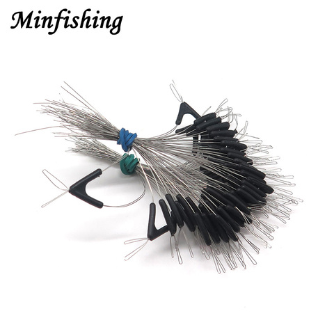 Minfishing-tapón de goma para línea de pesca, separador de líneas de pesca, doble espacio, unids/paquete, 100 ► Foto 1/1