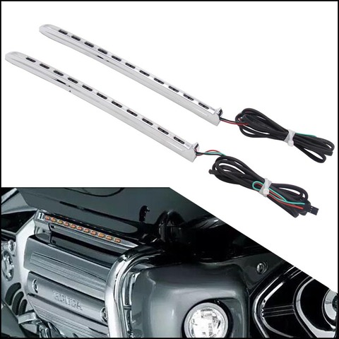 Luz carenado LED izquierda y derecha para Honda Goldwing GL1800 2007-2015 2001 2010 2002 2003 2004 2005 2006 2007 ► Foto 1/4