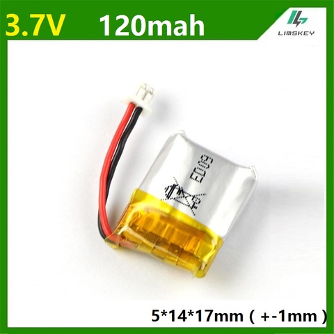 Limskey marca 3,7 V 120 mAh Lipo batería para Cheerson CX10 CX-10 CX-10A recambios de cuadrirrotor RC 120 mAh Li-po de la batería ► Foto 1/1