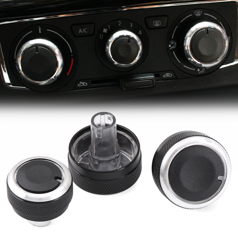 VCiiC aire acondicionado rueda reguadora de aire acondicionado AC mando para VW Jetta MK6 Bora Golf 5 Tiguan Touran Passta B6 B7 para Skoda Octavia ► Foto 1/5