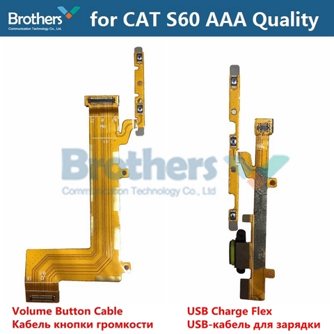 Cable flexible de carga USB para gato S60 cargador USB Cable flexible de alimentación para gato S60 reemplazo de piezas de reparación de teléfono parte 1 piezas AAA ► Foto 1/6