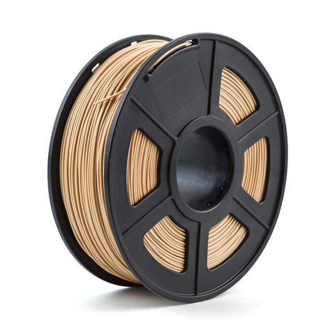 Filamento de madera para impresora 3D, hilo de 1,75mm 1kg/2.2 libras de material compuesto de plástico basado en PLA contiene polvo de estilo madera ► Foto 1/6