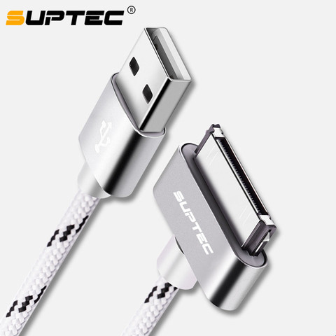 SUPTEC-Cable USB de carga rápida para iPhone 4, 4s, 3GS, 3G, iPad 1, 2, 3, iPod Nano touch, adaptador de cargador Original de 30 pines, Cable de sincronización de datos ► Foto 1/6