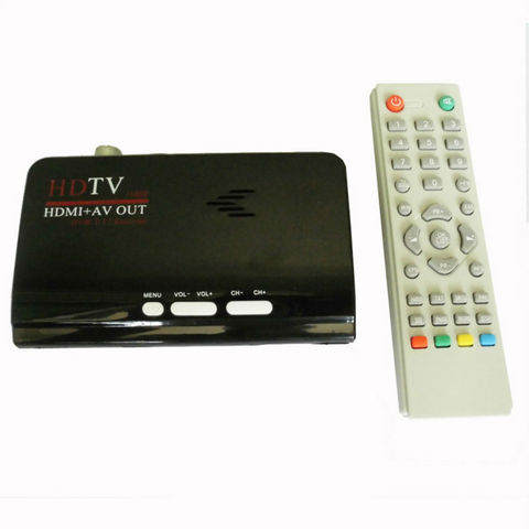 Receptor/sintonizador de TV externo con Control remoto para monitor lcd, TV Box Digital terrestre, HDMI, DVB T T2, AV, CVBS ► Foto 1/1