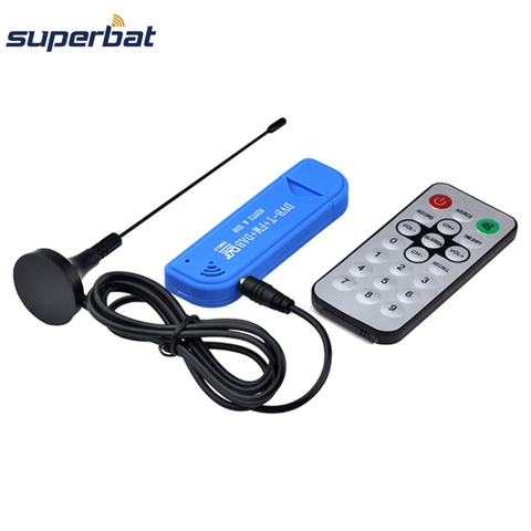 Superbat-antena aérea de conector de clavija, 75 Ohm, FM + DAB, USB, DVB-T, RTL2832U + R820T2, 120cm, entrada USB 2,0 ► Foto 1/5