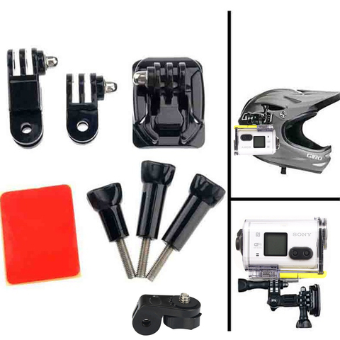 Accesorios para Cámara de Acción Sony, Base curva y tornillo de trípode, montaje de casco para HDR-AS100VA AS30V ► Foto 1/1