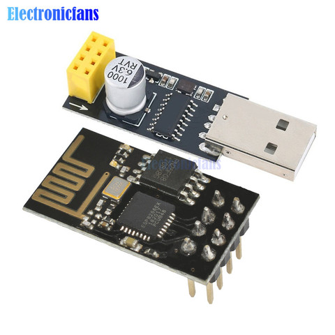 ESP01 adaptador de programador, UART ESP-01 Adaptaterr ESP8266 CH340G USB a ESP8266 Serial Wireless Wifi Developent Junta módulo ► Foto 1/6