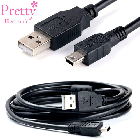 Mini USB a USB rápido Cable de cargador de datos para MP3 MP4 jugador coche DVR GPS cámara Digital HDD mini Cable de datos usb 0,3 m 0,5 M 1,5 m 1 m 3 M 5 M ► Foto 1/6