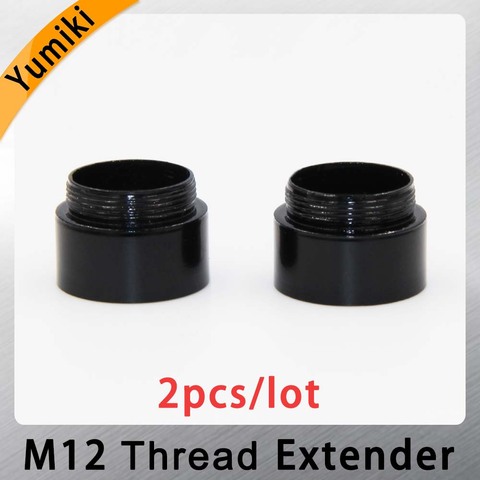 Yumiki 2 unids/lote montaje de hilo adaptador de extensión de aleación de Zinc de M12 lente anillo de extensión para MTV interfaz CCTV Lens ► Foto 1/5