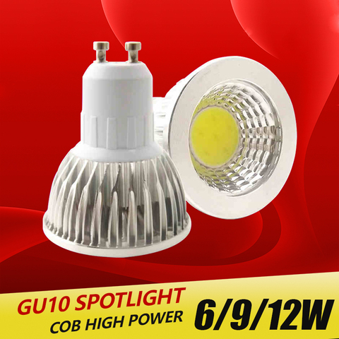 Foco de luz LED superbrillante, Bombilla GU10 de alta calidad, 3W, 4W, 5W, 220V ► Foto 1/1