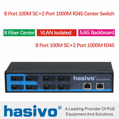 Interruptor de 8 puertos Ethernet, 100M, 2 puertos, 1000M, RJ45, Gigabit ► Foto 1/1