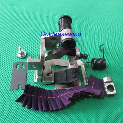 Ruffler archivo adjunto pie # G9E para aguja individual INDUSTRIAL máquinas de coser ► Foto 1/6