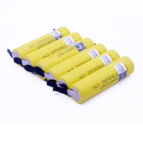 1-10 Uds. LiitoKala para HE4 18650 2500 mah 20A 18650 batería recargable de iones de litio batería de seguridad de tensión eléctrica para ecig/scooter + níquel ► Foto 1/6