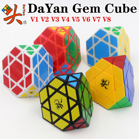 Mf8 cubo mágico DaYan gema cubo V1 V2 V3 V4 V5 V6 V7 V8 Gran Piedra de diamante forma extraña rompecabezas dodecaedro Megamin de alto nivel juguete ► Foto 1/6