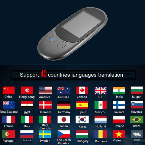 F1A-traductor de voz instantáneo inteligente sin conexión, herramienta de traducción portátil en varios idiomas en tiempo Real, 1GB + 4GB ► Foto 1/6