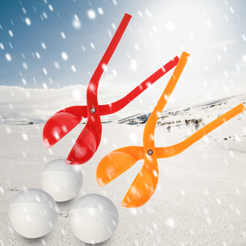 1 PC de invierno bola de nieve fabricante de molde de arena herramienta bola de nieve fabricante de divertido compacto bolas de nieve lucha deporte al aire libre de nieve bolas juguete de Color al azar ► Foto 1/6