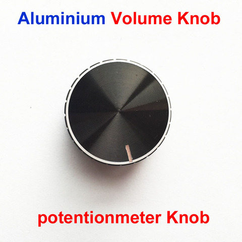 Rueda perilla amplificadora de aluminio, Control de volumen, color negro ► Foto 1/3