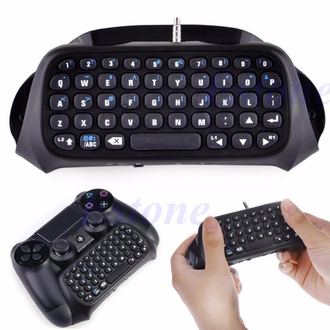 Para Sony PS4 PlayStation 4 controlador de accesorios Mini teclado inalámbrico Bluetooth ► Foto 1/5