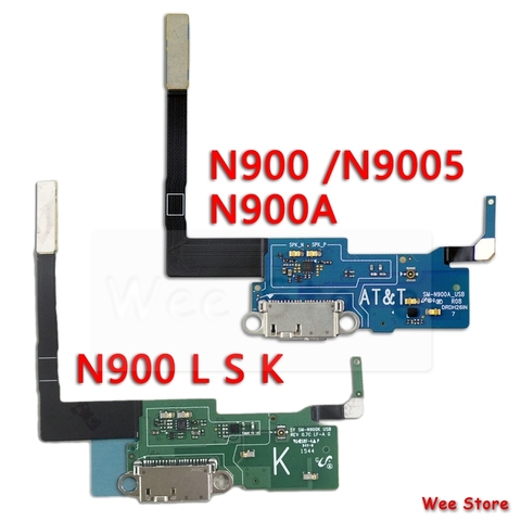 Puerto de carga USB Original para Samsung Galaxy Note 3 N900 N9005 N900A, placa PCB, Conector de carga, Cable flexible ► Foto 1/4