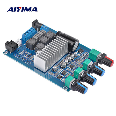 AIYIMA TPA3116 2,0 reunidos amplificador Hifi digital de junta de amplificadores de potencia Dual canal tono terminado 2*50 W ► Foto 1/6