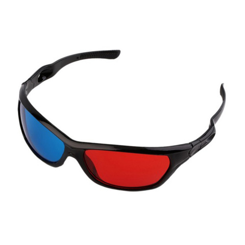 3D gafas de visión rojo azul, TV Plasma, TV película anaglifo Dimensional enmarcado-gota ► Foto 1/3