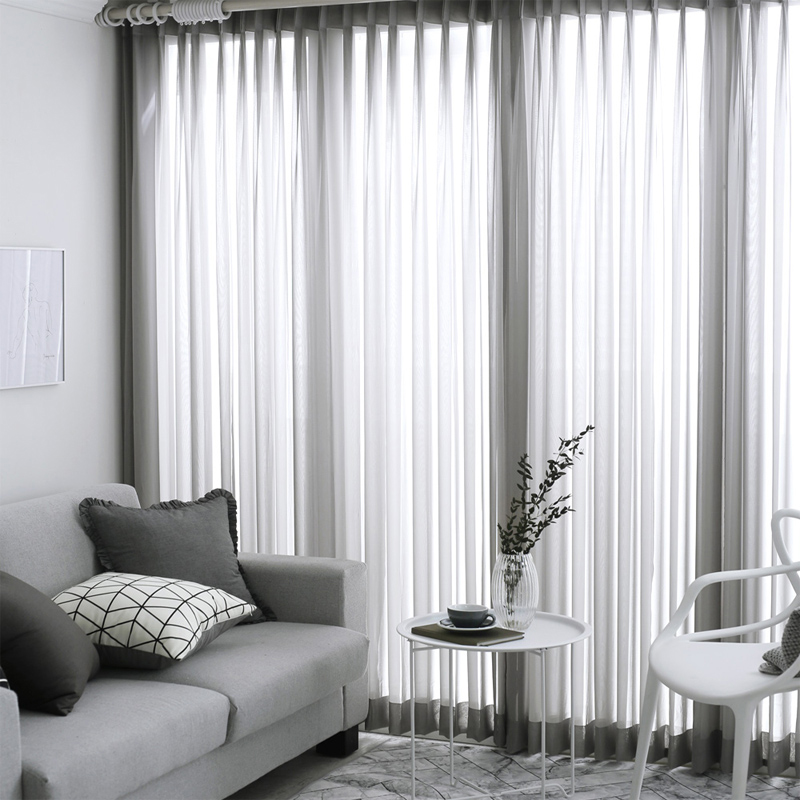 blanco pura cortinas de la ventana visillos cortos para la sala de estar  del dormitorio moderno tul organza cortinas persianas cortinas cortina  visillo cortina japonesa