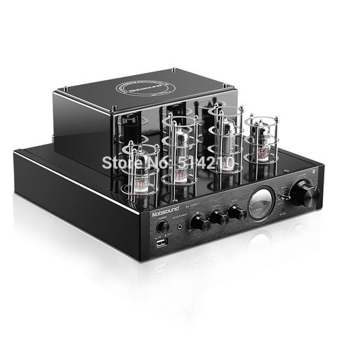 Nuevo Nobsound negro 2,0 MKII Hifi MS-10D amplificador de tubo USB/Bluetooth amplificador de Audio 25 W * 2 venta superior ► Foto 1/1