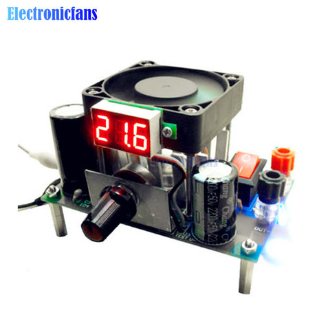Módulo reductor Digital para Arduino, Kit de fuente de alimentación Buck de reducción de potencia máxima de 3A, 50W, LM338K, CA de 1-25V, CC de 3-35V a 1,2-30V ► Foto 1/6