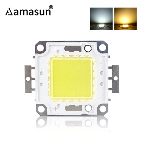 Chip LED COB de alta potencia, 100W, 50W, 30W, 20W, 10W, 30-32V, 12V, para bricolaje, foco de proyección LED, Blanco cálido ► Foto 1/6