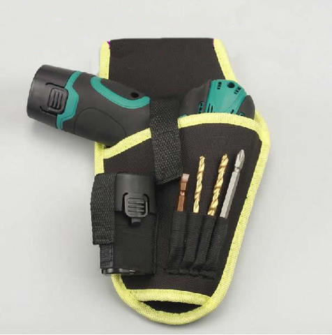 Bolsa portabrocas Holst, herramienta inalámbrica para taladro de 12v, bolsa de herramientas de cintura ► Foto 1/5