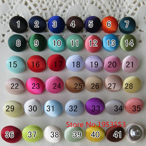 40 unids/lote suéter de cachemira de botones cubiertos de tela de seda vestido de seda botón Manual accesorios hecho a mano DIY ► Foto 1/4
