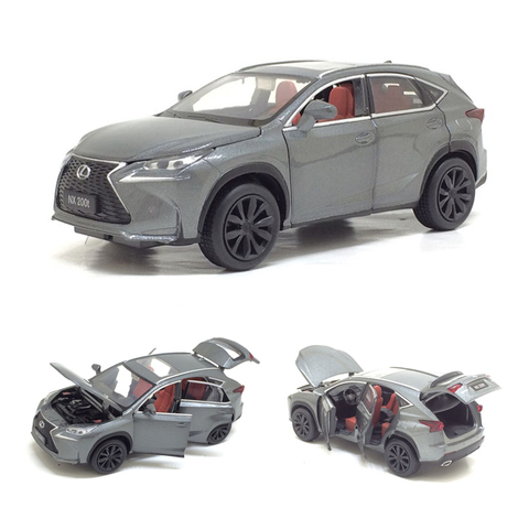 1:32 Escala de aleación de fundición de Metal de lujo coche modelo todoterreno Lexus NX 200t con sonido luz atrás juguetes de modelo de coche de regalos ► Foto 1/6