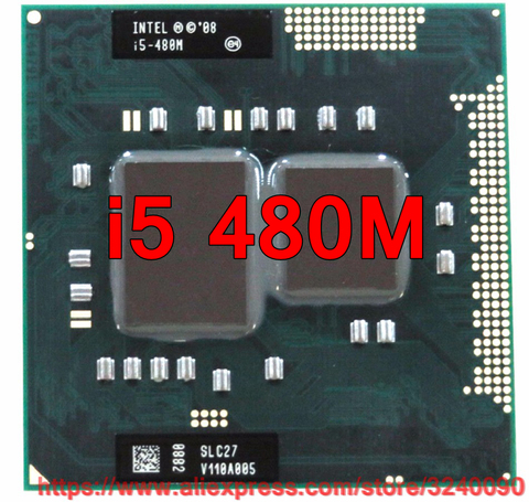 Original Intel Core i5 480 M 2,66 GHz i5-480M procesador de doble núcleo PGA988 móvil Laptop CPU procesador envío gratis ► Foto 1/1