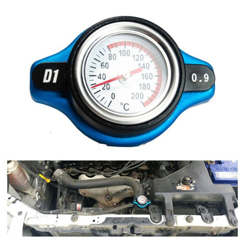 Tapa termostática para radiador de coche, cabezal grande de 0,9 bar, con indicador de temperatura de agua, 1,3 Bar, para Nissan 200SX 240SX 350Z ► Foto 1/5