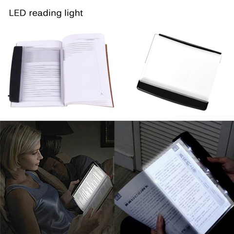 Luz Led de libro creativa, luz de noche de lectura, PLACA PLANA, lampara portátil para leer libro, lámpara Led de escritorio para interiores, dormitorio infantil ► Foto 1/6