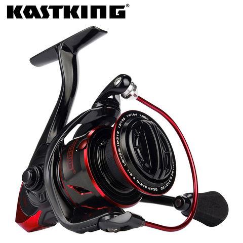 KastKing-carrete de pesca giratorio Sharky III, innovador, resistente al agua, 18KG, máximo potencia de Arrastre, 10 + 1 rodamientos de bolas, relación de engranaje 5,2: 1 ► Foto 1/6
