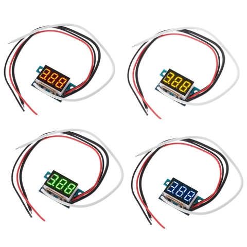 Amperímetro Digital LED CC 0-10A, medidor del Panel actual, módulo de 0,36 pulgadas, protección inversa ► Foto 1/6