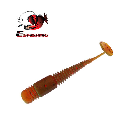 Señuelo de pesca de gusano 20 piezas 4,8 cm/0,7g Vibro gusano 1,9 