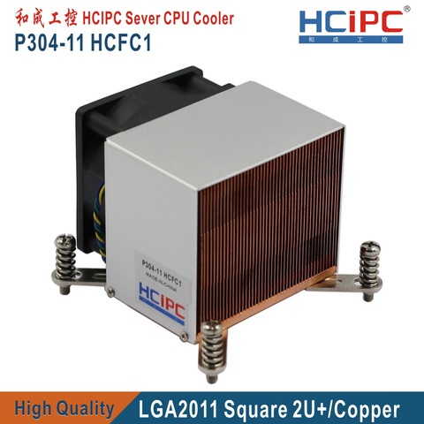 HCIPC-disipadores de calor de la CPU, Enfriador de CPU de cobre, 2U/3U/4U/5U, P304-11 HCFC1 LGA2011 80x80MM ► Foto 1/6