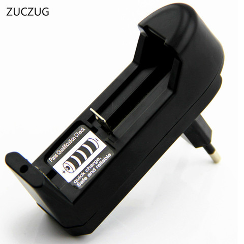 ZUCZUG-cargador de batería Universal Ajustable, enchufe europeo, carga para 3,7 V, 18650, 16340, 14500, batería recargable de iones de litio, 1 ud. ► Foto 1/6