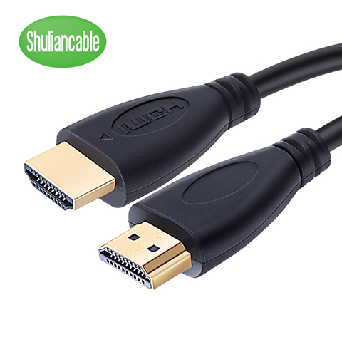 Venta al por mayor 100 unids/lote HDMI Cable de video de alta velocidad cables chapado en oro 0,3 m Cable 1 m 1,5 m 2 m 3 m 5 m 7,5 m 10 m 15 m para TV HD XBOX PS3 ► Foto 1/1