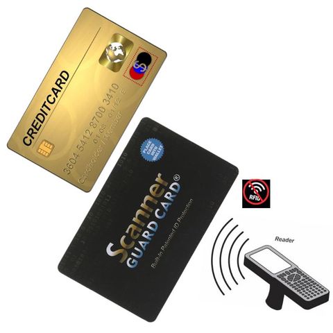 Protector de señales NFC de bloqueo RFID, 8,5x5,4 cm, seguro para funda para pasaporte, monedero, Protector portátil para tarjetas de crédito ► Foto 1/6
