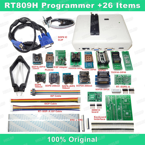 RT809H EMMC Nand-programador FLASH + 26 artículos con Cables EMMC Nand-Envío gratis ► Foto 1/6