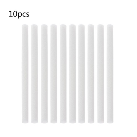 Humidificadores de algodón para humidificador, filtros, 10 Uds., 8mm x 130mm, difusor de Aroma ► Foto 1/6