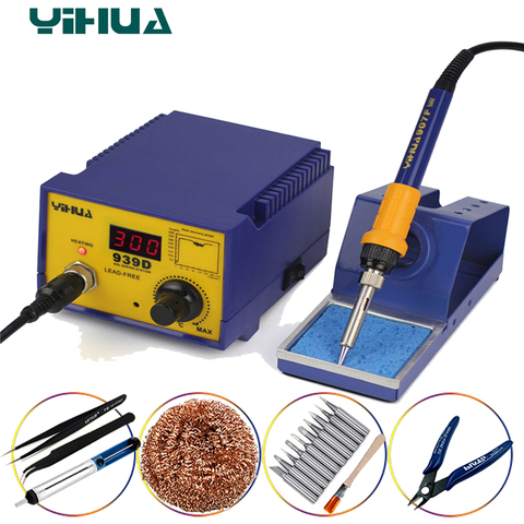 YIHUA-Estación de soldadura 939D, soldador eléctrico Antiestático de temperatura constante de 110v/220V y 60W ► Foto 1/5