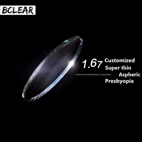 BCLEAR-Gafas de prescripción ultrafinas para presbicia, lentes de lectura para ojos, HMC EMI, UV400, dioptría, 1,67 ► Foto 1/6