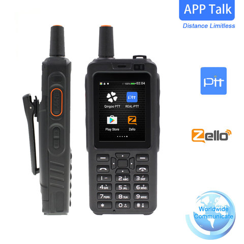 UNIWA F40 Radio del teléfono 4G LTE POC Telefono 7S Walkie Talkie Android 6,0 Zello GPS Radio Terminal móvil Dual SIM FM transceptor ► Foto 1/6